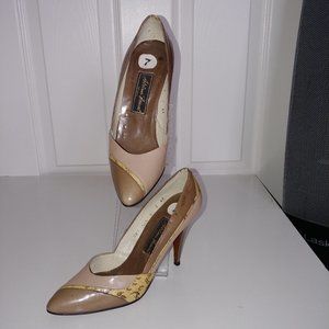 Adriana Ferrari Italian high heel pumps size 7AA